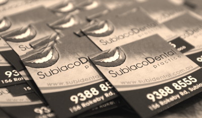 SubiDental Business Cards
